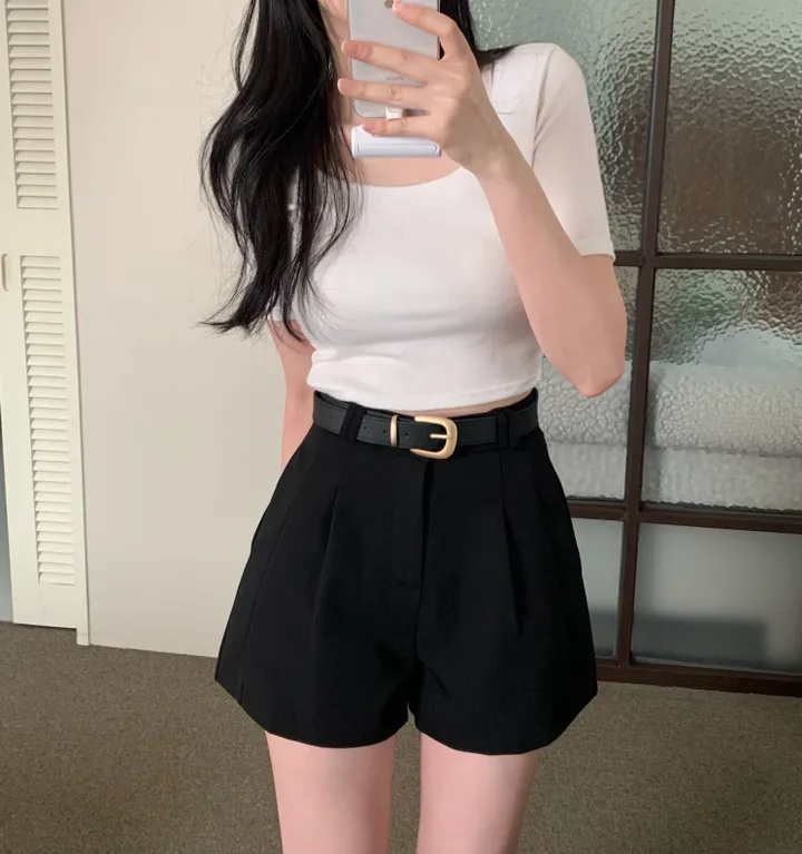 [벨트포함] 허벅지 말라보여, 모브 반바지 상세 이미지 13