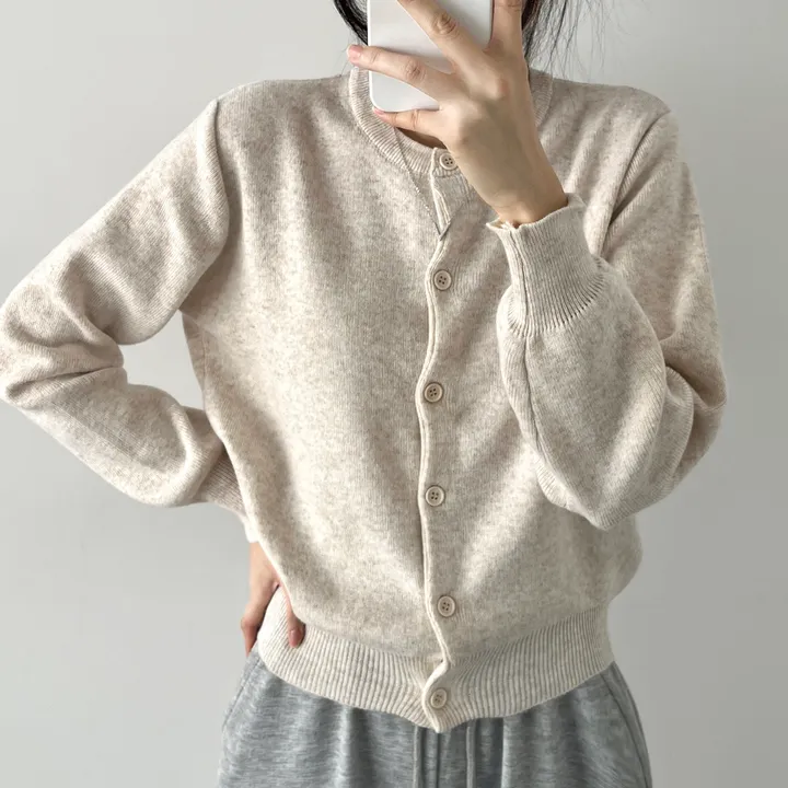 [🏆주문폭주!!/컬러추가/고백인증!❤️] 데일리 위드미 유넥 가디건 9color 상세 이미지 18