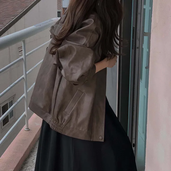 [고퀄리티] 자체제작 #크치Made 매트 이프온리 스프링 나그랑 레더 자켓 - jk 상세 이미지 96