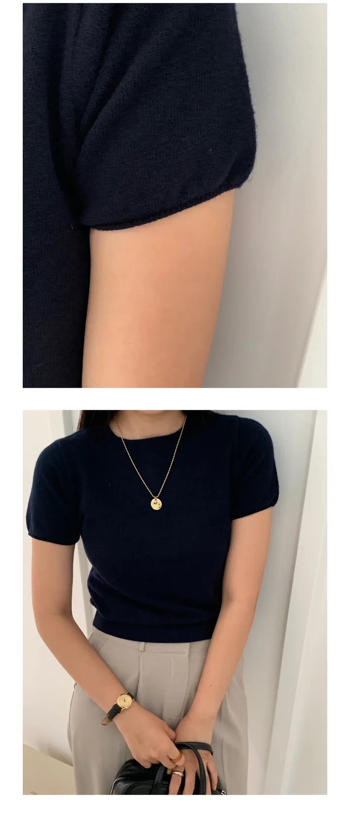 [Cashmere] Momo half knit (4color) 상세 이미지 29