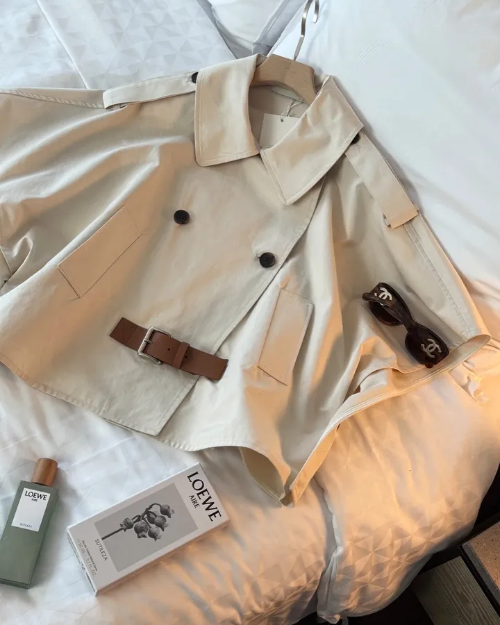 [premium] 25ss 트렌치 케이프 코트 [2color] 상세 이미지 15