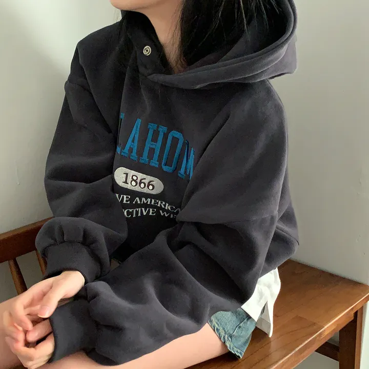 [대박핏보장✨/98%만족/진그레이 당일출고!] 자체제작 #크치Made 꿈에 나온 핏, 오클라호마 1866  양기모 맨투맨 긴팔 후드티 ; 5컬러 상세 이미지 81