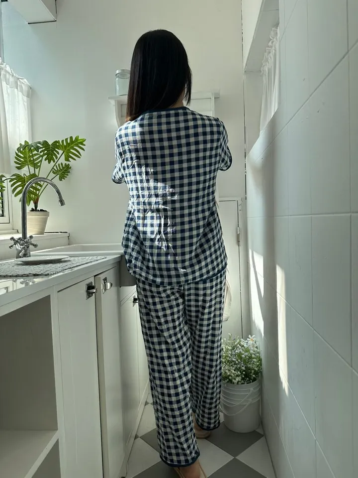 고방 파자마 3세트 2color 홈웨어 여름잠옷 상세 이미지 13