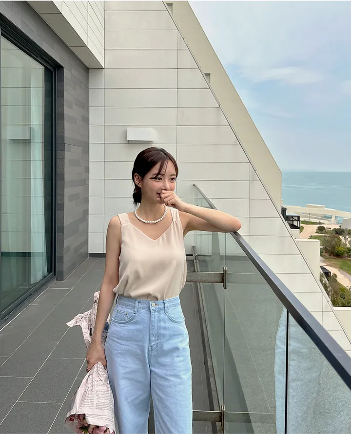 [44-120] [4만1천장 돌파♥] 데이픈 블라우스 나시(기본/크롭) 상세 이미지 213