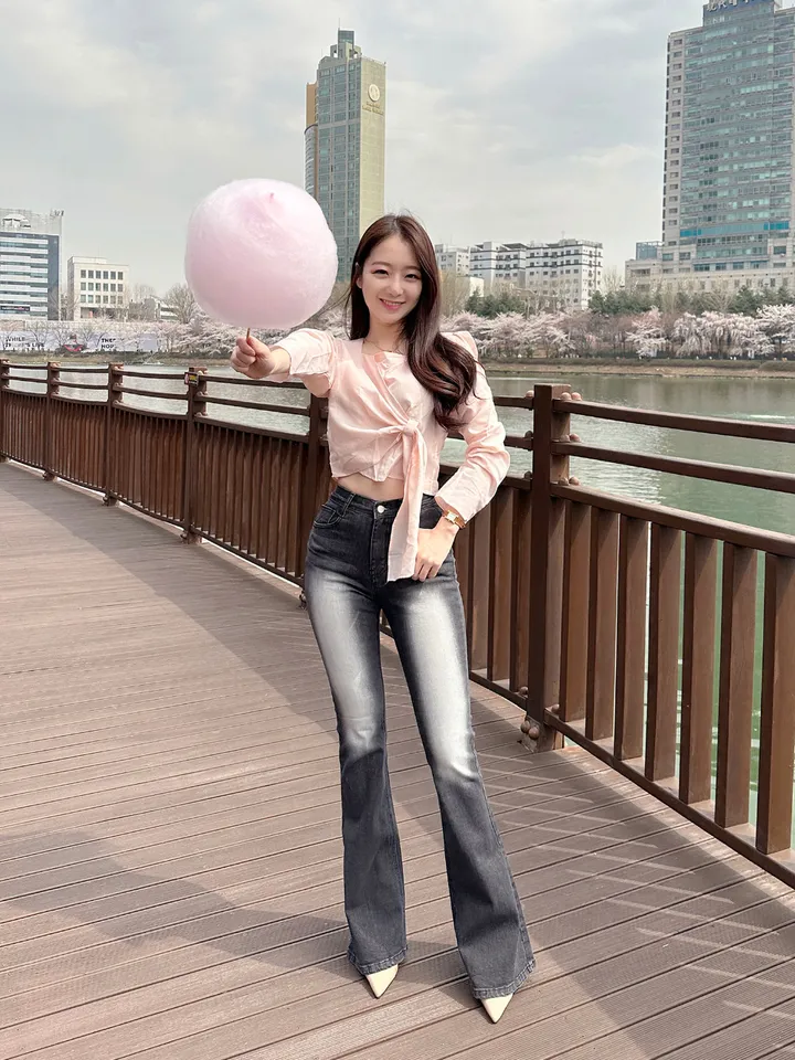 [자체제작/허리쏘옥/히든밴딩/기본,롱ver] -3kg 몸매 보정 워싱 롱 부츠컷 데님 청바지 롱팬츠 상세 이미지 116