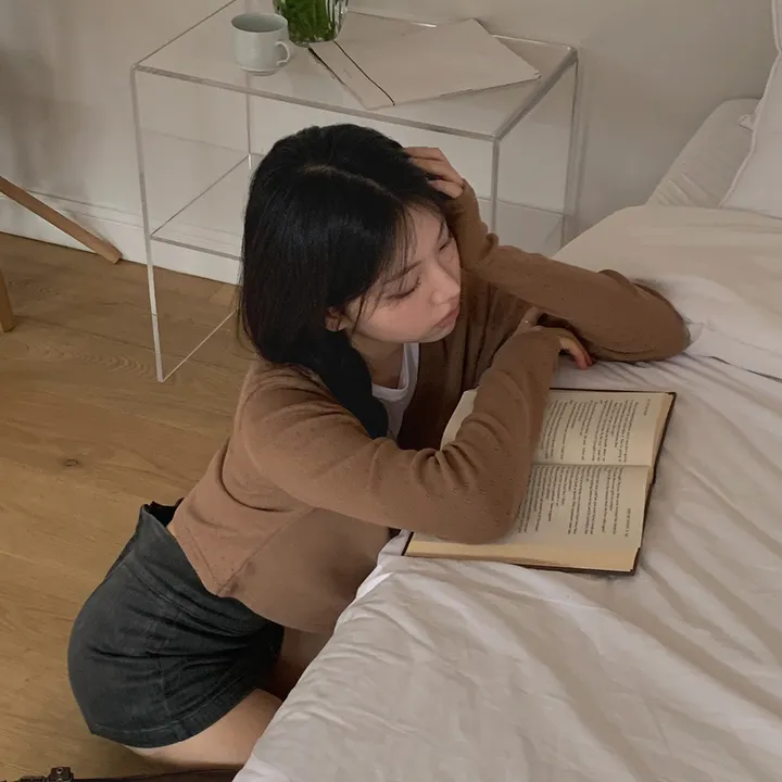 [✨주문폭주✨] 자체제작 크치made 애플 펀칭 아일렛 긴팔 가디건 - cd 상세 이미지 189