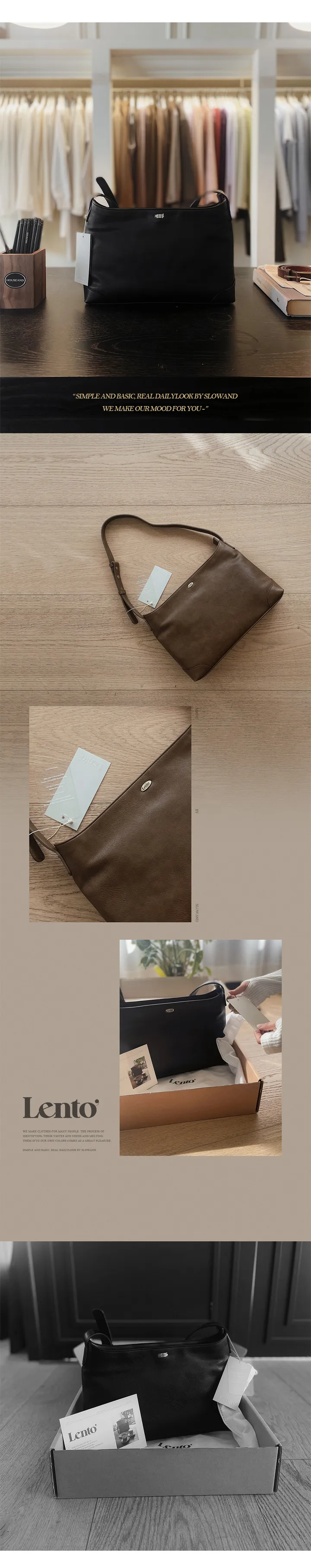 [숄더백 베스트!] #LENTO. Moody Daily Shoulder Bag - 3 color 상세 이미지 14