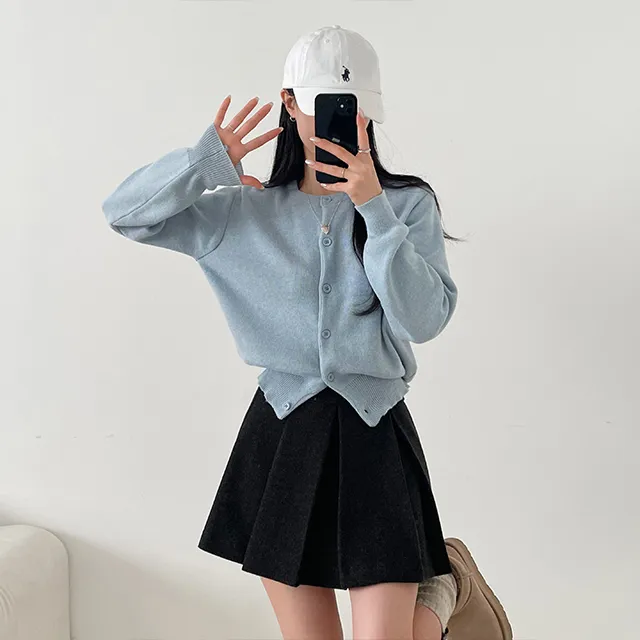 [~10컬러] 보노보노 크롭핏 단정해 니트가디건 상세 이미지 59