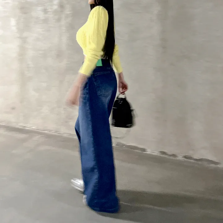 [3color/주인장인생템] 모디 립포켓 탄탄 롱 와이드데님 롱팬츠 키큰녀청바지 인생청바지 상세 이미지 41