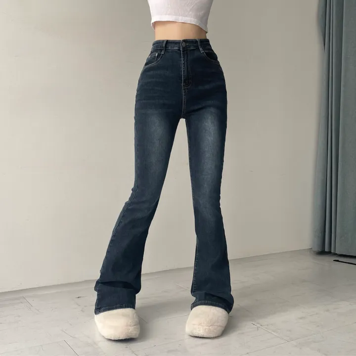 [인생팬츠/기장선택/~2XL] 빈티지 워싱 스판 하이웨스트 부츠컷 데님 롱 팬츠 - 6color 상세 이미지 39
