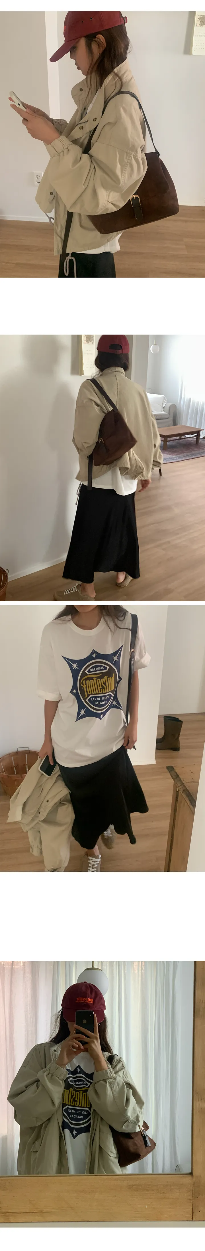[베이지당일/핏예쁨!/국내제작] 크래버 오버핏 야상 점퍼 자켓 상세 이미지 7