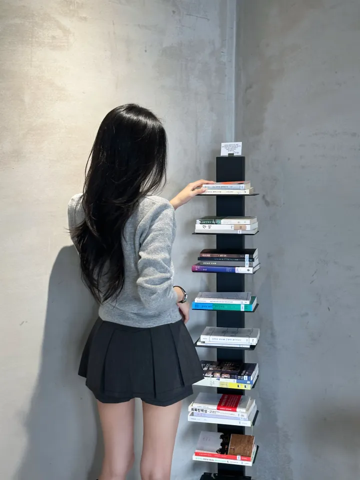 [단독*에이블리f/w신상/모델극찬/기본템정석*]심플베이직데일리니트가디건 -5color(아이보리,연브라운,블랙,연그레이,진그레이) 상세 이미지 32
