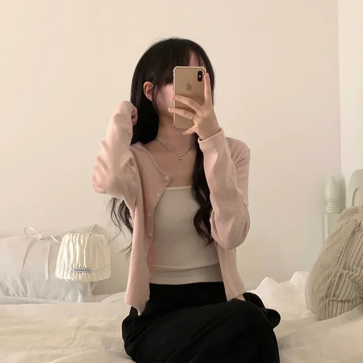 로로 펀칭 가디건 (8color) 상세 이미지 51