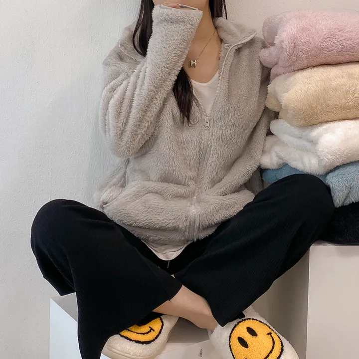(💥강추템!! 보들보들촉감~💥) 따뜻 플리스 후리스 커플 포근 털 겨울 집업 (L~XL) 상세 이미지 47