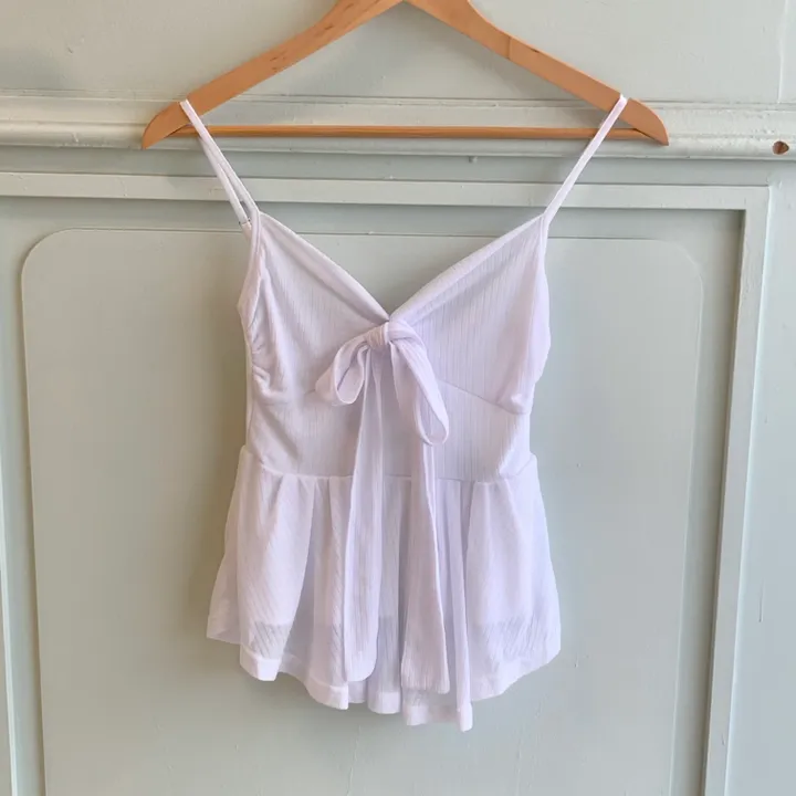청순여신룩🪽[찰랑-여리핏/*set] lovin’ ribbon tie shirring sleeveless cardigan set | 러빈 리본 타이 셔링 나시 가디건 세트 상세 이미지 18