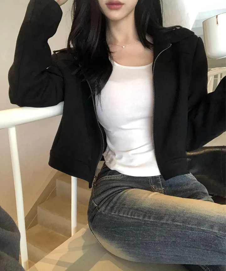 국내제작[당일출고🚀✨후기극찬/ High Quality❤️]켄달 스웨이드 크롭 자켓 상세 이미지 23