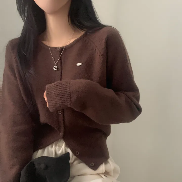 [후기보장🤍/Wool] 에버닌 펜던트 니트 가디건 - 7color 상세 이미지 38