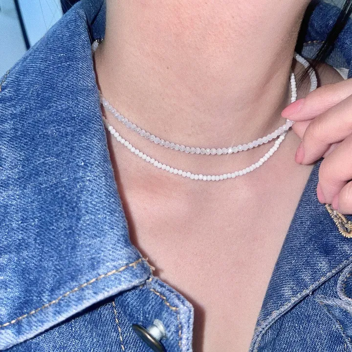 *made* 사계절 만능 레이어드 론델 비즈 목걸이 (2size 13color) 상세 이미지 15