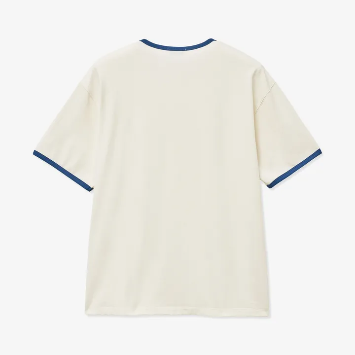 티엔지티 Maison Logo Ringer T-Shirt (Cream) TNTS5E212CR - 4910 | 사고 싶은 스타일의 발견