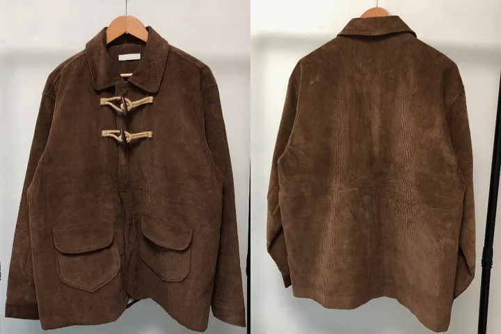 [UNISEX/남녀공용] 골덴 코듀로이 루즈핏 카라 떡볶이 코트 자켓 (3color) 상세 이미지 34