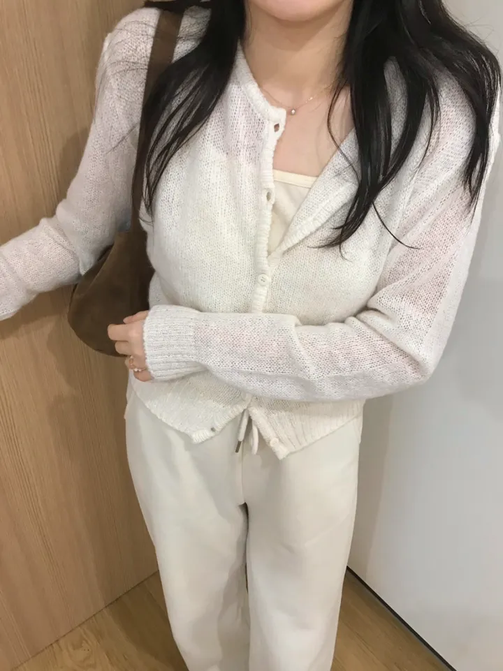 빈스 모헤어 라운드 가디건 (3color) 상세 이미지 22