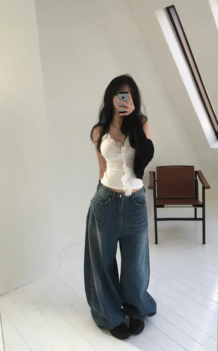 [*feminine🤍] 로제 레이스 랩 나시 lace sv - 3 color 상세 이미지 19