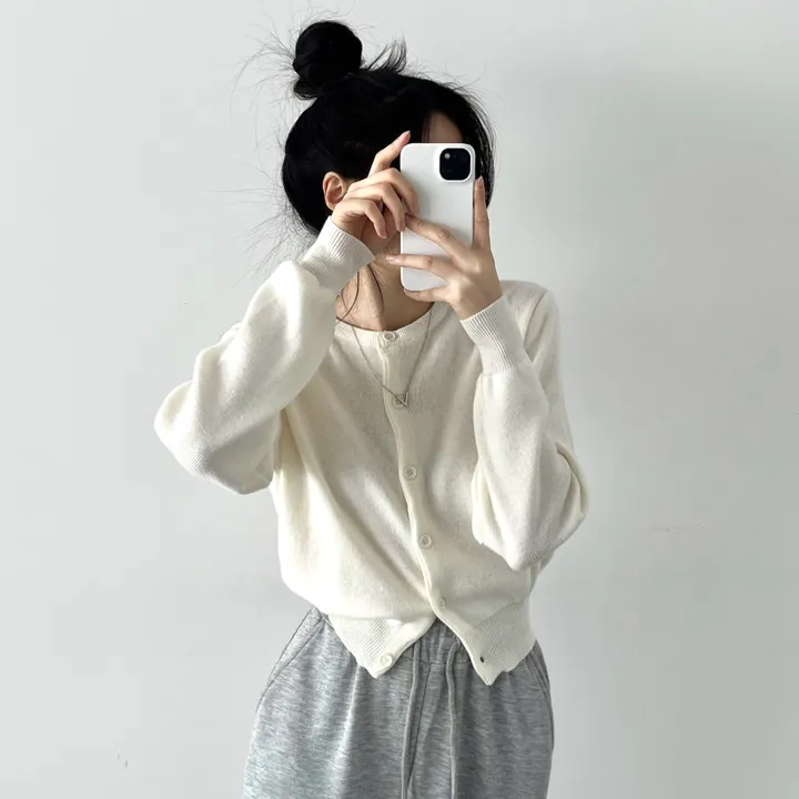 [🏆주문폭주!!/컬러추가/고백인증!❤️] 데일리 위드미 유넥 가디건 9color 상세 이미지 28