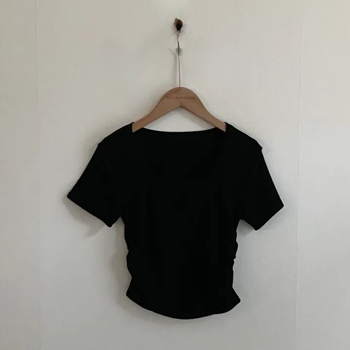 [파스텔🤍/MADE] 보장된핏, 옆셔링 스퀘어넥 반팔 크롭티셔츠 - 8color 상세 이미지 60