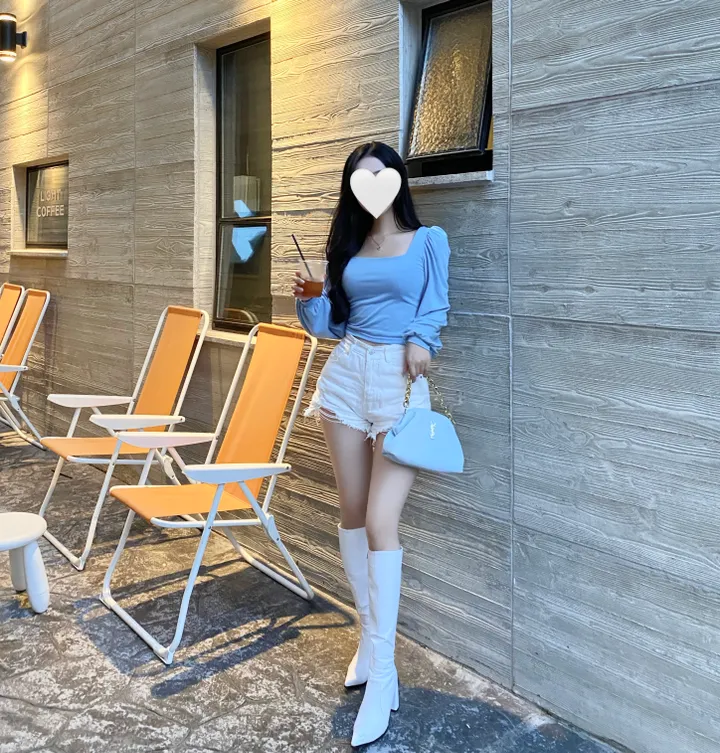 [내가 찾던 그 핏!/ -3kg보장] 4컬러 증명사진룩 군살쏙 셔링 스퀘어넥 퍼프 벌룬 긴팔 티셔츠 가을히트 청순 여리 쫀쫀 기본 베이직 이너티 상세 이미지 13