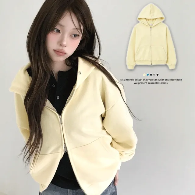 [소두핏💛/고퀄,핏보장] 피보 워셔블 데일리 아방핏 투웨이 후드 집업 - 6color