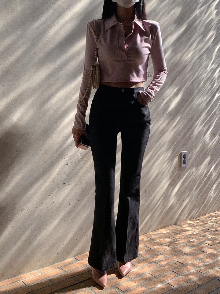 단독) 볼링레직기밴딩부츠컷 pants 💗2ver.숏/롱 (xs사이즈,숏기장 추가!) 상세 이미지 44