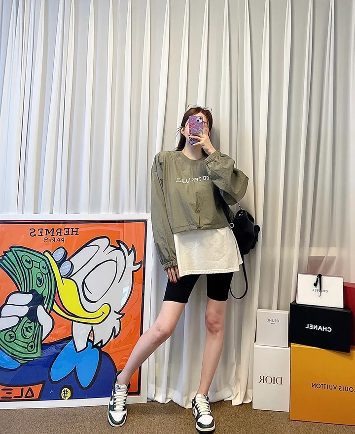 [최저가/당일발송/44-77/요가복/트레이닝/군살커버/힙업/뺴뺴로핏/짱짱/쫀쫀/임산부복/편안함/숏/쫀득/노라인/데일리/스판/쫄바지/속바지] 바이커쇼츠 하이웨스트 타이즈 3부 레깅스 상세 이미지 9
