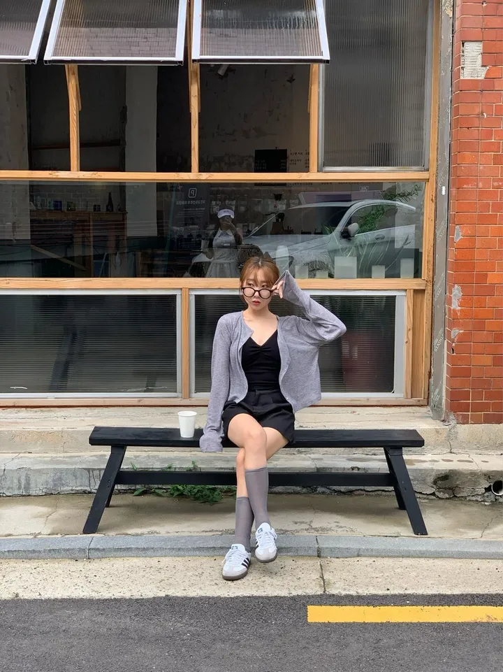 후기보장🔥 [팔뚝살제거핏🔥후기보장] 4계절진행 [여리핏] 콜로이드 보카시 찰랑 가디건 봄 여름 가을 루즈핏 4계절 라운드넥 긴팔 상세 이미지 10