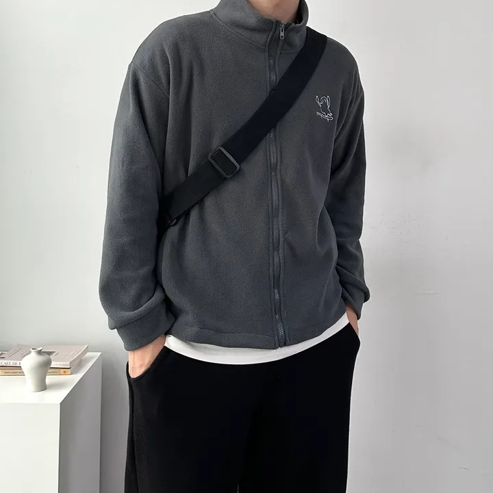 남녀공용 플리스 집업 자켓 후리스 점퍼 아우터 자켓 리틀고스트플리스자켓 상세 이미지 47