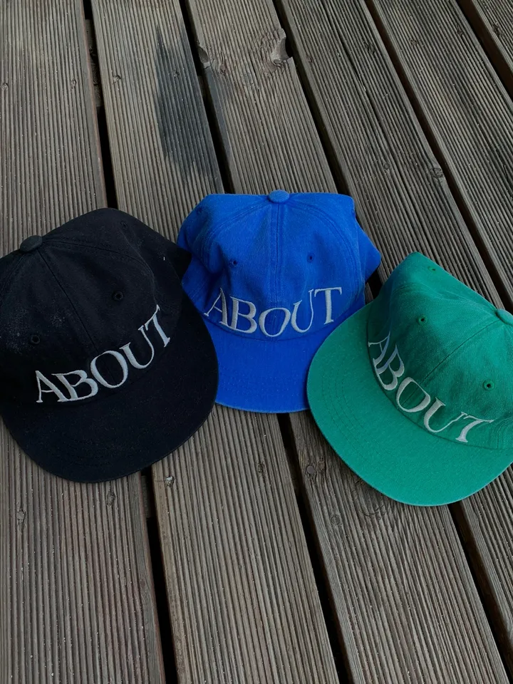[대두도소두만들어주는핏🧢❤️/최저가💌] 어바웃 레터링 캠프 캡 모자 볼캡 (3color) 상세 이미지 5