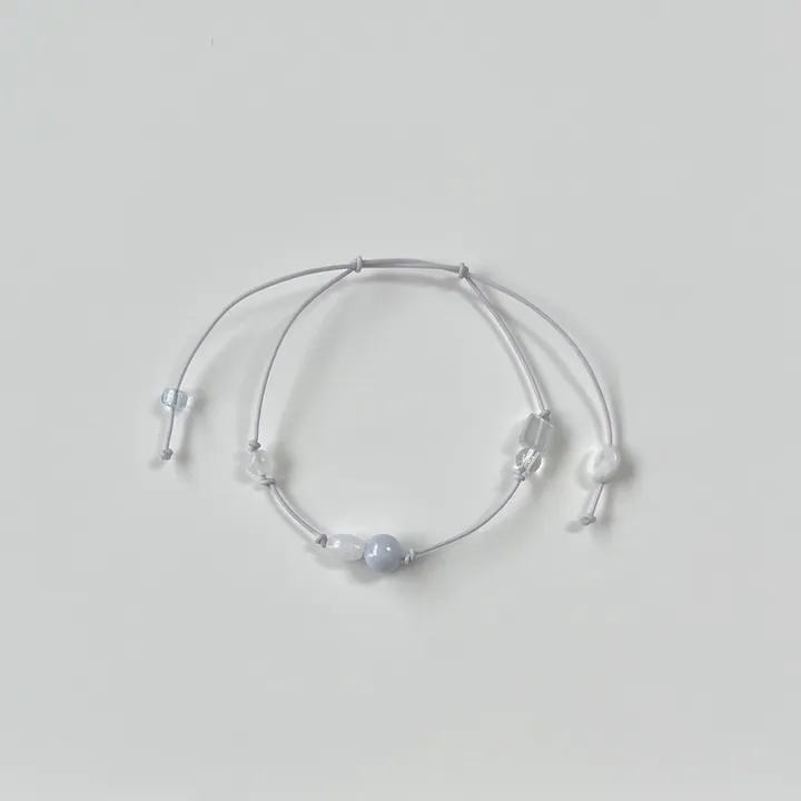 blue lace knotted bracelet 상세 이미지 12