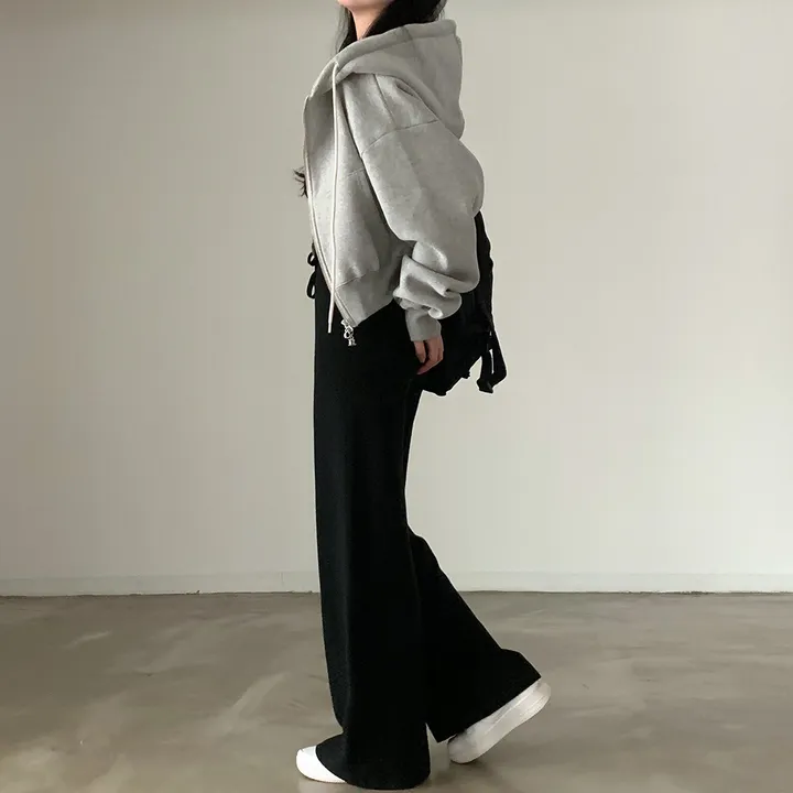 [완전인기✨/백염컬러 당일출고!] 자체제작 크치Made 꿈에 나온 핏, 투웨이 양기모 크롭 후드집업 ver 아우터 자켓 - zipup 상세 이미지 104