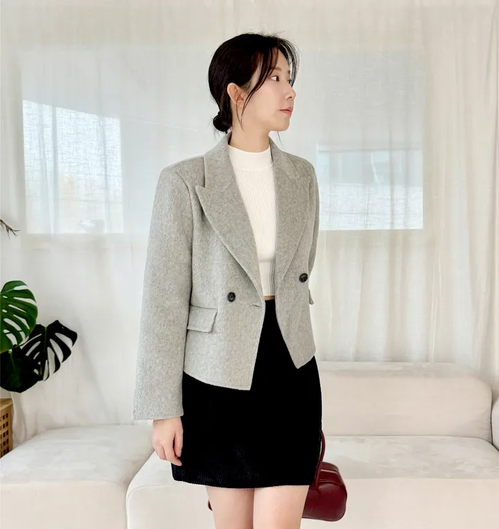 당출🖤울코트🖤 핸드메이드 카라 울 숏코트 이너코트 4Color 상세 이미지 26