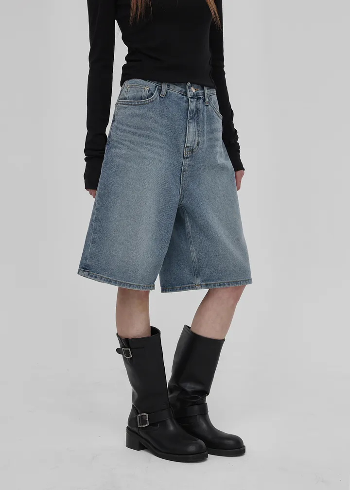 [2천장판매] [B-DENIM] WASHING HALF PANTS 023 상세 이미지 27