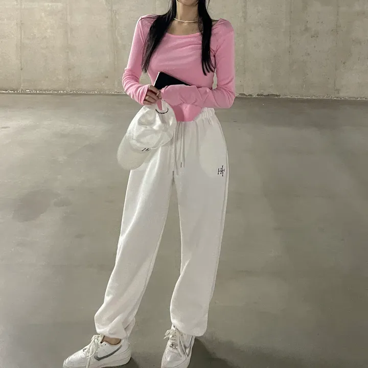 [8color/MADE] 하이퀄리티 웨하스 탄탄 와이드 조거팬츠 봄트레이닝 상세 이미지 12