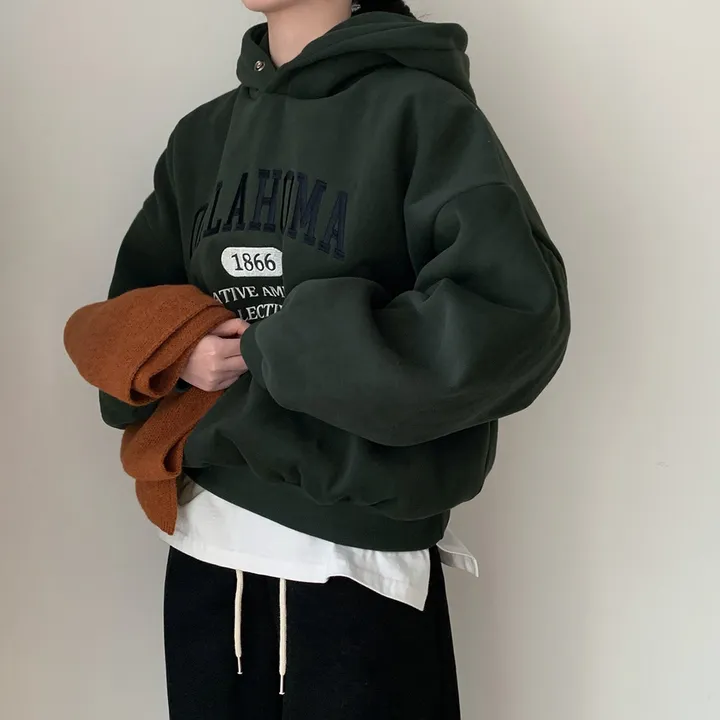 [대박핏보장✨/98%만족/진그레이 당일출고!] 자체제작 #크치Made 꿈에 나온 핏, 오클라호마 1866  양기모 맨투맨 긴팔 후드티 ; 5컬러 상세 이미지 110
