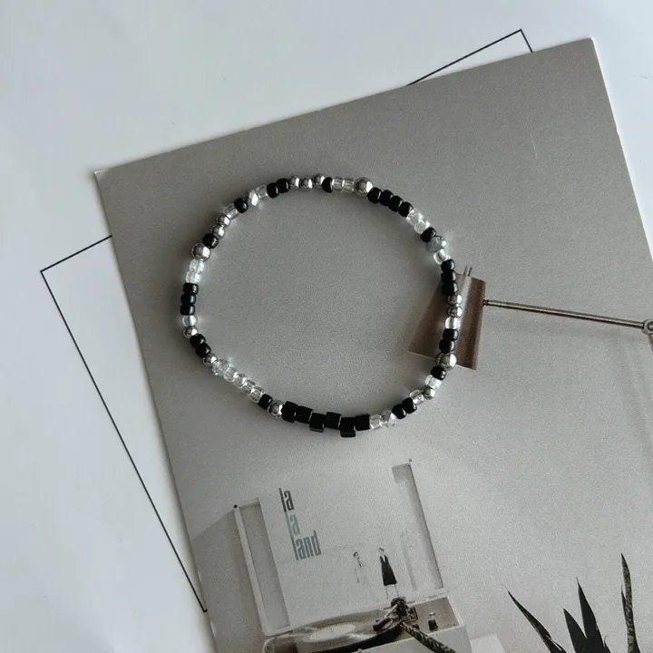 handmade] twinkle black bracelet 상세 이미지 8