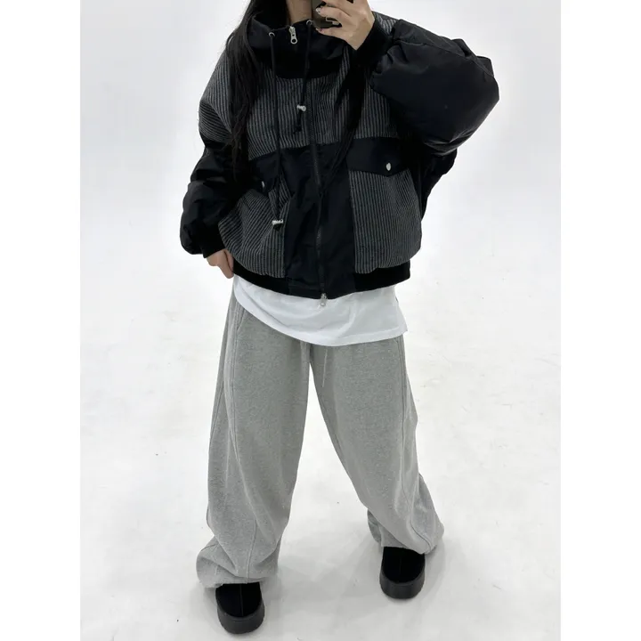 ❤️‍🔥누적판매8,000 돌파 기념❤️‍🔥[UNISEX/기모 ver.🤧/소장추천!]럽 올 컬러 와이드 스트링 트레이닝 팬츠(5color) 상세 이미지 43