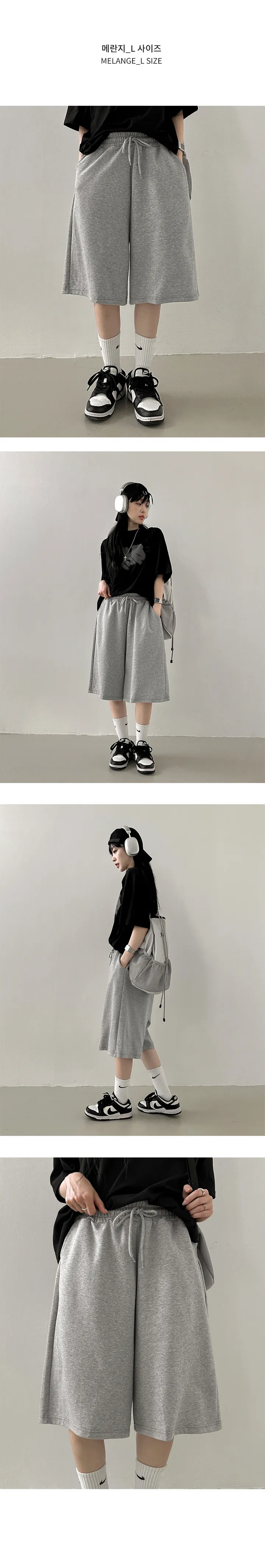 1+1할인[M-XL까지/버뮤다] 여름필수템, 벌룬 와이드 반바지 상세 이미지 8