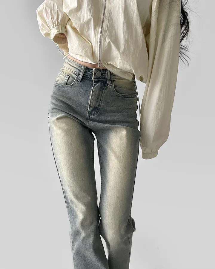 [~XL/2기장] 보헤미안 포켓걸 인어핏 S라인 워싱 부츠컷 데님 팬츠 바지 상세 이미지 50