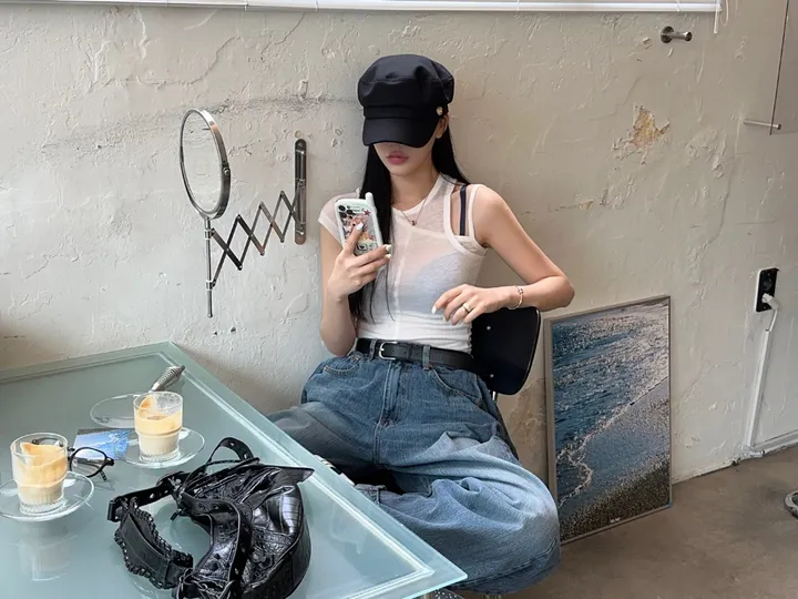 [모델전부소장&교복바지&폴딩데님]𝐄𝐥𝐥𝐞 𝐖𝐢𝐝𝐞 𝐏𝐓 상세 이미지 30