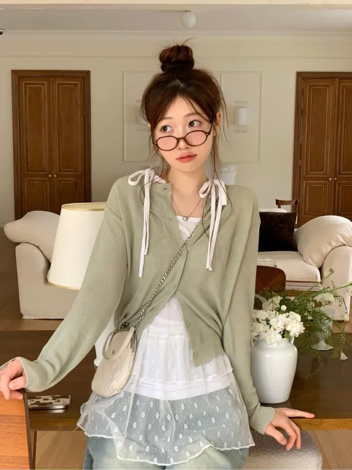 [살안타템/여름까지 쭉🤍]버프리 여리 잘록핏 데일리 버튼 니트 가디건 5color 상세 이미지 29