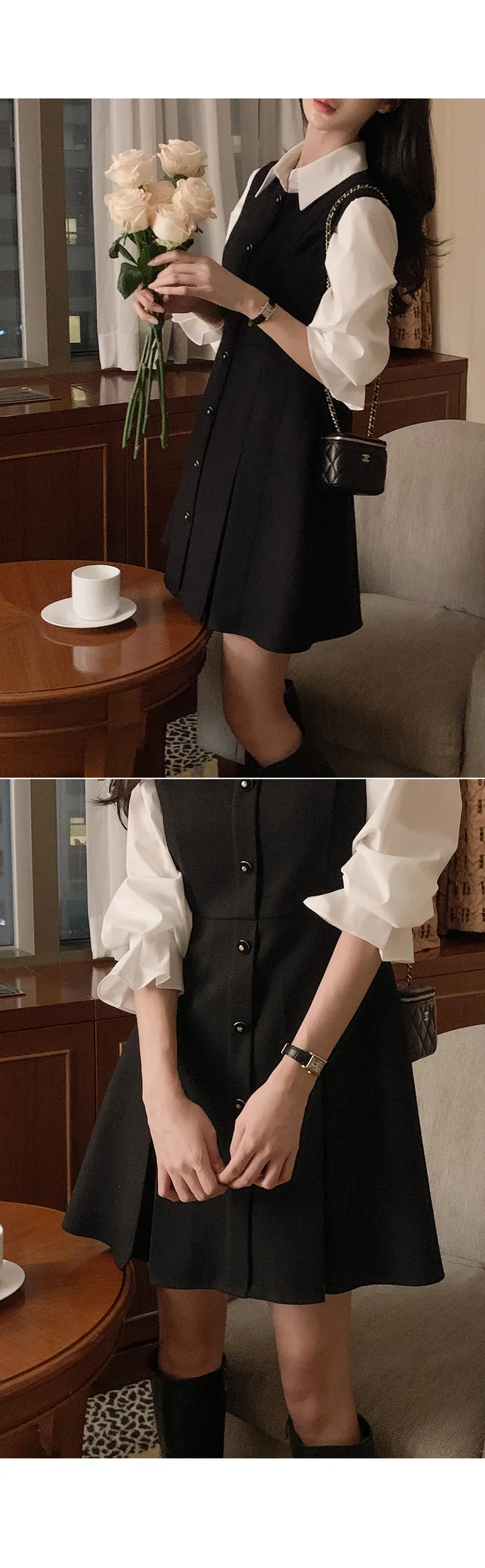 [4천장돌파][자체제작] 죠니 카라 핀턱 셔츠 상세 이미지 25