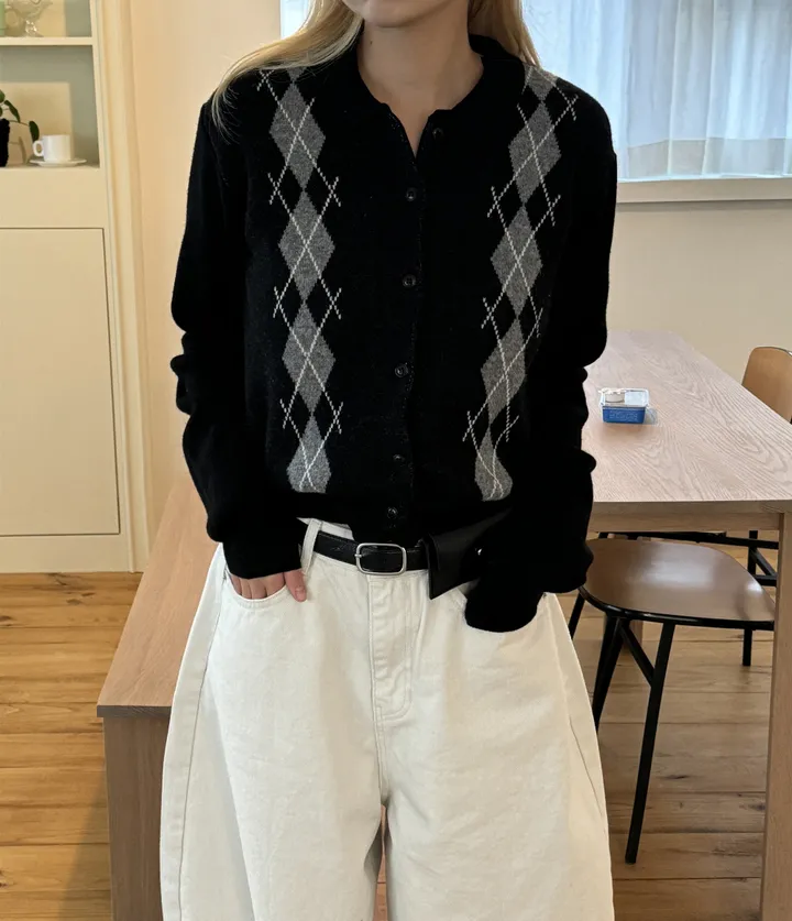 콜리 아가일 카라 가디건 상세 이미지 40