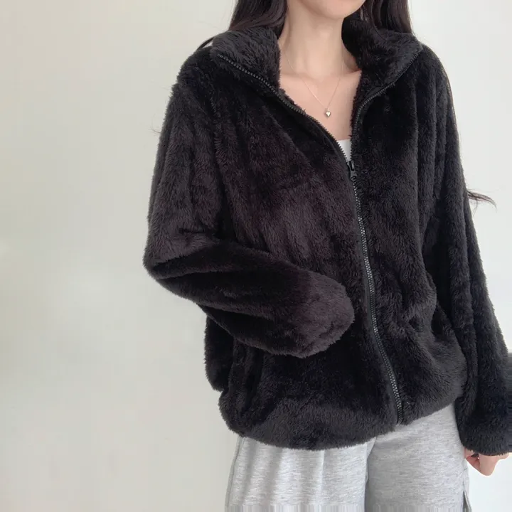 당일발송❤‍🔥[포근해☁️] 뭉게뭉게 구름이 빅사이즈 오버핏 양털 후리스 집업 가디건 (남녀공용/커플집업) 상세 이미지 16